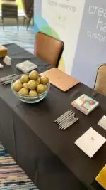 This time last week the team were getting ready to exhibit at the South Yorkshire Expo @oecsheffield - Check out our fancy stand and table 💁🏼‍♀️

Did you grab one of our golden tickets? Don’t forget to check your ticket number on our website, you might be one of the ten lucky winners ⭐️ 

www.voltacreative.uk

#southyorkshireexpo #oecsheffield #exhibitionstand #throwbackthursday #seewhatwedo #networkingevents #sheffieldevent #graphicdesigners #sheffielddesigners #digitaldesigners #sheffieldmarketing #sheffieldprinters #fullcolourprinting #sheffieldwebdesign #webdesigners #supportlocalbusiness #localsheffield #helpingsmallbusiness #smallbusinessesuk #startupbusinesses #workwithus #hellovolta